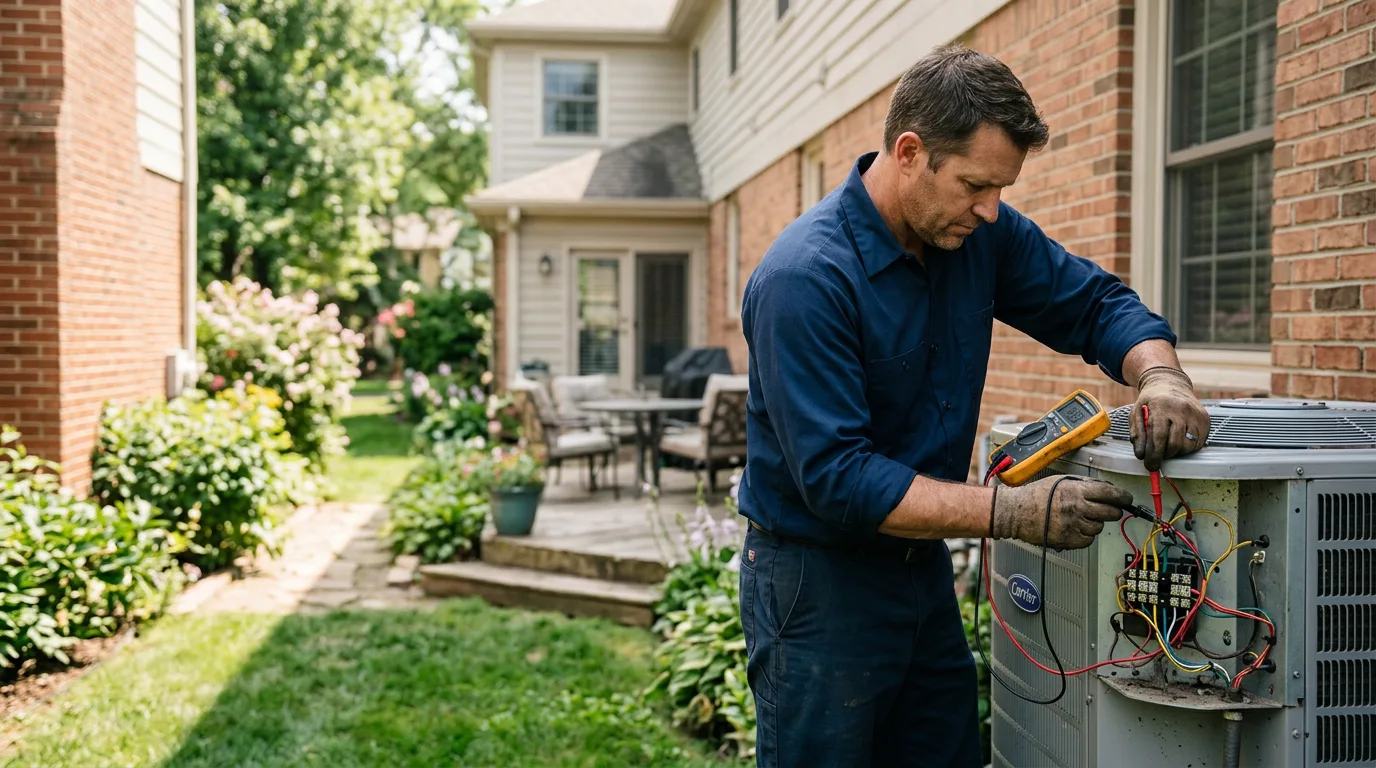 HVAC technician working near Shippingport, PA